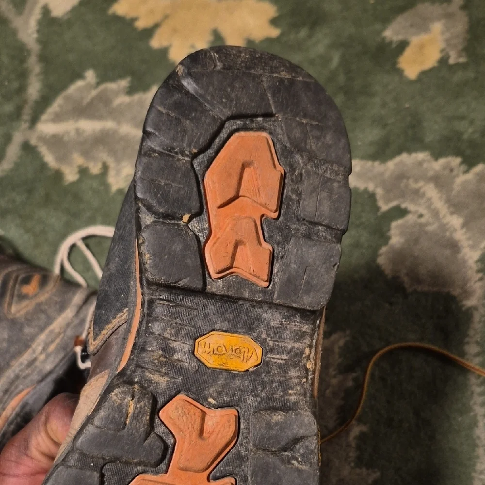 Danner Brown and Black Leather Hiking Boots